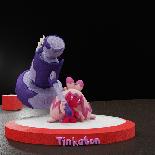 🐉 Tinkaton - Accurate Pokémon Model・ STL File for ・Cults