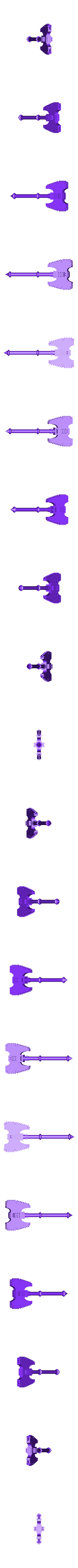 Double-Headed_Great_Chain-Axe.stl Цепные топоры