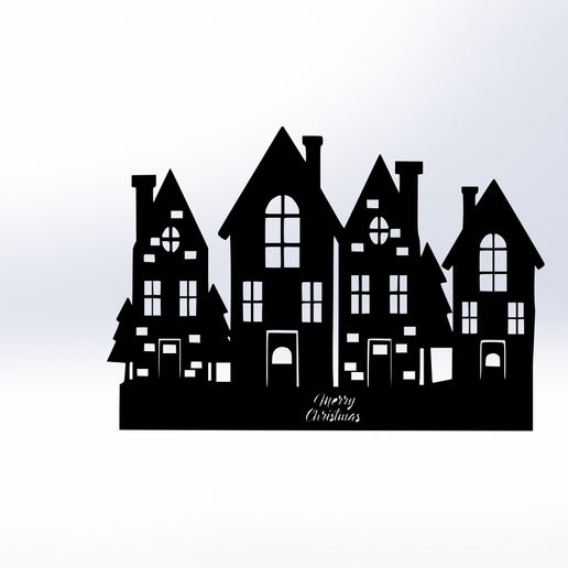 Christmas painting - 3D model önizlemesi