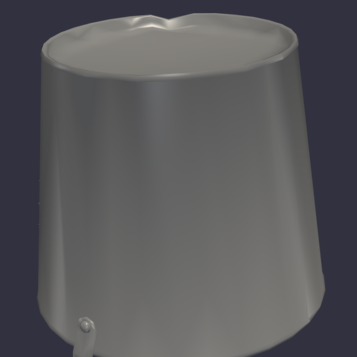 🪣 Rust Game Bucket Helmet・ 3D File for 3D printing・Cults