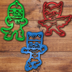 Todo.png Pj Masks cookie cutter set