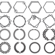 2023-03-10-2.png Laser Cut Vector Pack - 140 Decorative Fretwork Frames