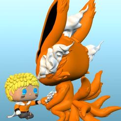 Screenshot_2023-09-29-17-23-22-23.jpg Archivo 3D Naruto y kurama funko pop despedida - muerte de kurama・Plan de impresora 3D para descargar