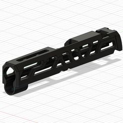 hicapa-4.3-1.jpg STL file HI Capa 4.3 Skeletonized slide・3D printing idea to download