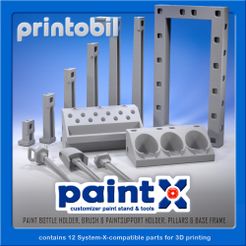 Free STL file Revell paint holder system 🎨・3D printing idea to  download・Cults