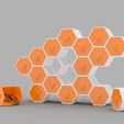 50e83b406a014210caaae013c658502e_preview_featured.jpg STL file The HIVE - Stackable Hex Drawers・Design to download and 3D print, O3D
