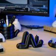 TubeCat_Holoprops-5.jpg Fichier 3D Organisateur de bureau Goth Cat - Print-in-Place・Modèle à imprimer en 3D à télécharger