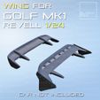 a1.jpg Golf Mk1 Rear wing combo for Revell 1/24th modelkit
