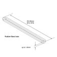 50~60mm (#14~#16) Rubber Band size up to 1.6mm t ミニ輪ゴム銃2