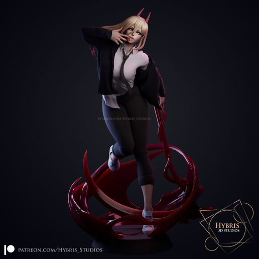 Power Commercial Package - Chainsaw Man | Resin Figure STL (Commercial License)