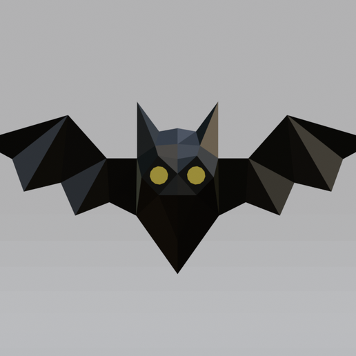 Bat Magnet Halloween - 3D model önizlemesi