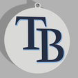 Rays-Ornament-v2.png MLB - Tampa Bay Rays - Adorno de Navidad