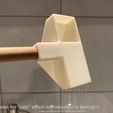 12.jpg Sauna Ladle, The Sauna House Ladle, Infusion Spoon, 3D print friendly