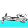 Cazador-3.jpg Cazador Double Chain Weapon and Heavy Flame Cannon (Weapons Only)