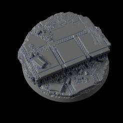 40mm-Base-Urban-01.jpg Fichier STL gratuit 40mm Base Urbaine 01・Modèle pour impression 3D à télécharger