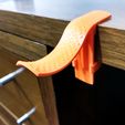 suport headphone 3.jpg STL file headphone holder - snake・3D printing idea to download