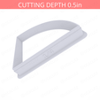 1-4_Of_Pie~2.75in-cookiecutter-only2.png Slice (1∕4) of Pie Cookie Cutter 2.75in / 7cm