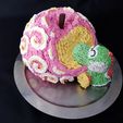 Yoshi2.jpg Yarn Yoshi cake mold