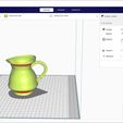 cofe-tea-pot-79A.jpg stylish coffee milk tea cream pot vase cup vessel watering can for flowers ctp-79 for 3d-print or cnc