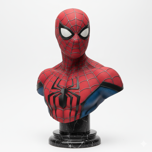 spiderman avengers bust 3D model