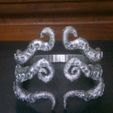 bracelet.jpg Free STL file Octopus Bangle / Ring・3D printer design to download