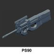 01.jpg weapon gun SMG PS90 -FIGURE 1/12 1/6