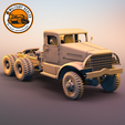 white-666-tractor-truck.png 6-ton 6x6 CORBITT WHITE 666 tractor truck