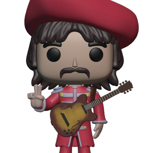 🪨 GEORGE HARRISON - The Beatles - Funko・ STL File for 3D printing・Cults