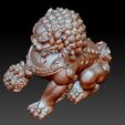 guardianLion3d3.jpg Free STL file guardian lion or foo dogs 3d model・3D print object to download