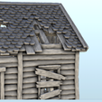 13.png Fichier STL Maison abandonnée avec tronc d'arbre (1) - Six Gun Sound Desperado Old Chronicles Gunfight Gutshot Blackwater Gulch・Design pour imprimante 3D à télécharger