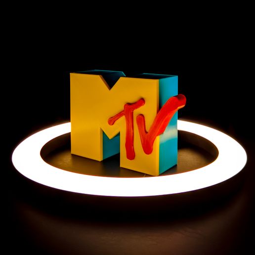 Mtv logo 3D model