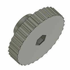 moelette-M6.jpg Free STL file Adjustment wheel in M6・3D printable object to download