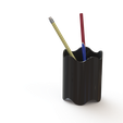Pencil_stand_2.png 3D-Printable Pen Stand