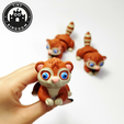Flexi-Tiny-Ferret,-P7.png Flexi Tiny Ferret, figurine fidget articulée, porte-clés inclus, 3mf inclus