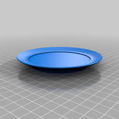 plate_I.png Free STL file food plate + cover model・3D printing model to download