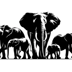 slony.webp Wall Art elephants