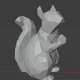 squirrel1.png Low Poly Squirrel