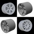 IMG_20220720_030003.jpg Volk Rays wheels model bundling package 1/64 rims for hotwheels