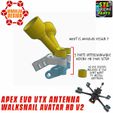 walksnail-avatar-hd-v2-antenna-apex-evo-2.jpg IMPULSERC APEX EVO 5,6,7 VTX MOUNT Walksnail Avatar HD V2