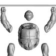 30.jpg NINJA TURTLES COLLECTION! 4 CHARACTERS for 3D print!
