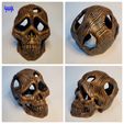20220512_023805.jpg Fichier STL gratuit Jardinière de champignons à tête de mort en bois・Plan pour impression 3D à télécharger