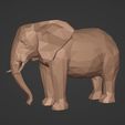 I2.jpg Polygonal Elephant Statue