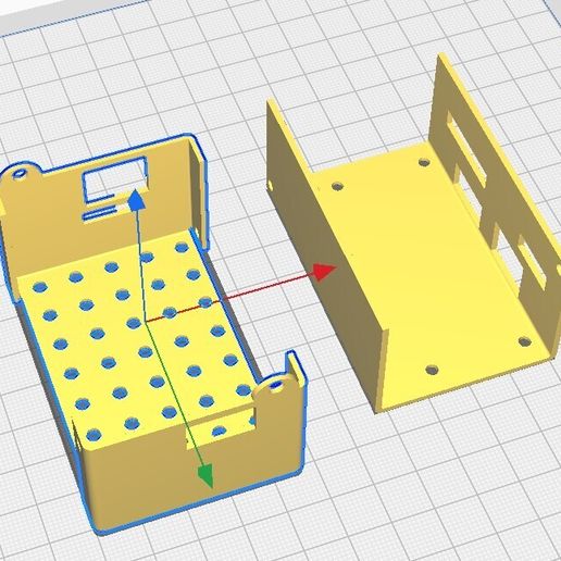 Raspberry-Waveshare-Box.jpg Корпус Raspberry Zero 2W и Waveshare USB-HUB