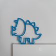 002-triceratops-real.jpg Triceratops - Wall Decoration