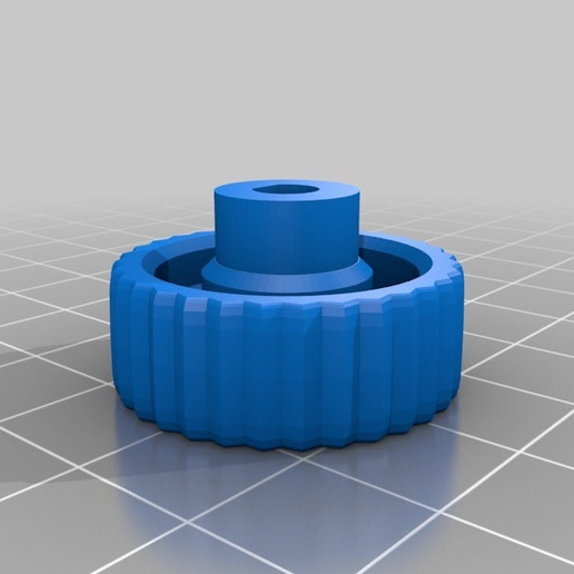 8a0319c893b7c75457e85a6ac8c6bf0e.png Free STL file YAEEK - Yet Another Ender Extruder Knob (27mm diameter)・Design to download and 3D print, da_syggy
