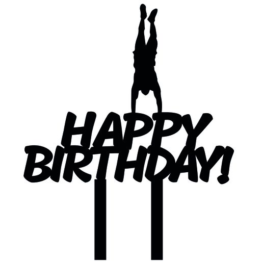 TOPPER CAKE PUSH-UPS CALISTHENICS GYM