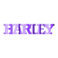 Text Flip - Harley.stl Text Flip - Harley (6 STLs)