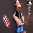 Image-5.png Flexi Popeye, Articulated fidget figure, 3mf included