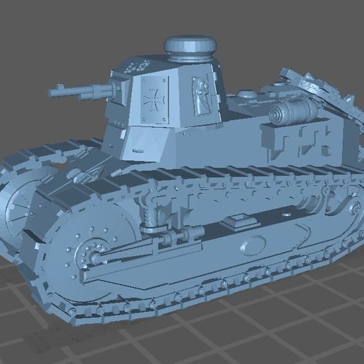 🪖 VT-9 Light Tank・Free STL File for 3D printing・Cults