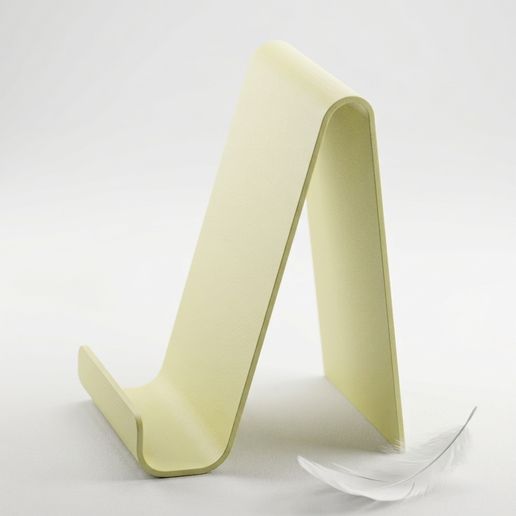 AeroCurve 3D | Soporte Ultra-Ligero y Zero-Waste para Celulares